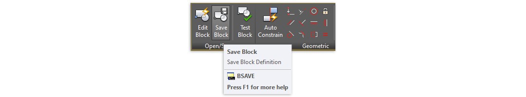 نوار ابزار Block Editor